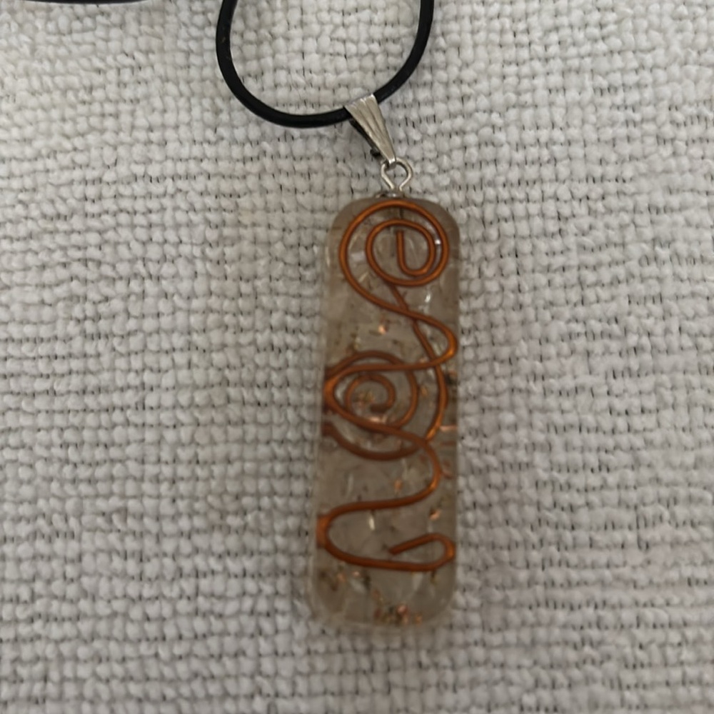 Copper in Resin Necklace